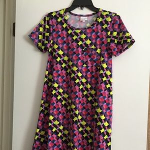 XXS Multicolored LuLaRoe Carly Dress